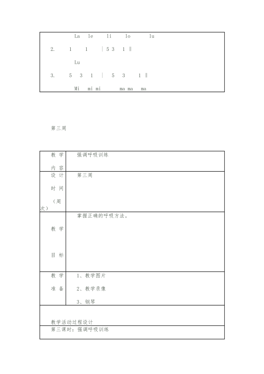 合唱团训练教学教案.doc