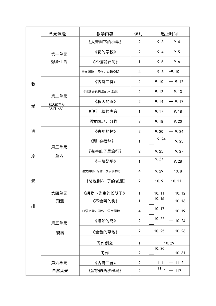 部编版三年级上册语文教学计划2.doc