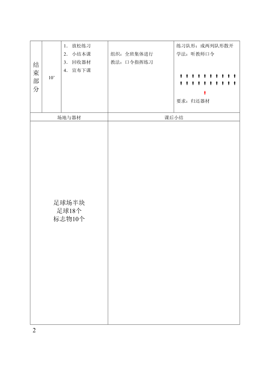 初级中学足球课教案全套汇编.doc