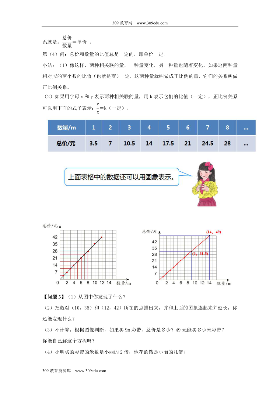 最新人教版数学六年级下册4.2.1核心素养教学设计《正比例》.doc