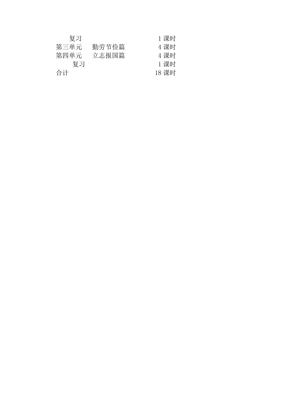 廉洁教育教学计划(2).doc