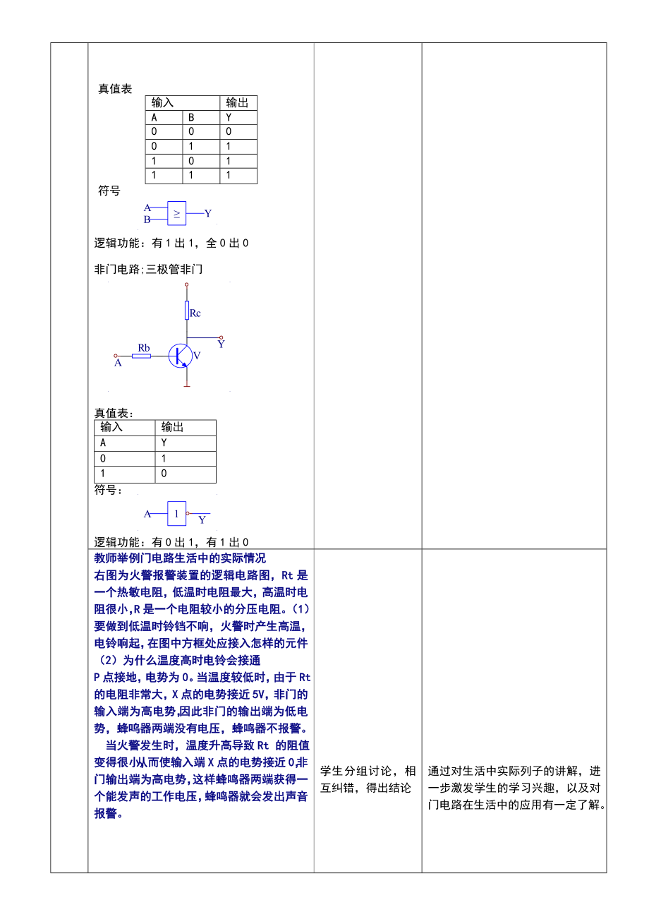 基本逻辑门电路教案(3).doc