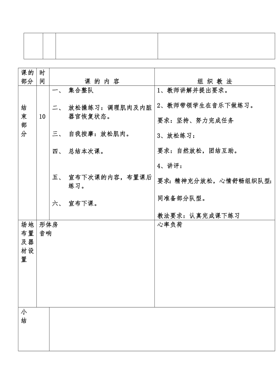 体育舞蹈教案(5).doc