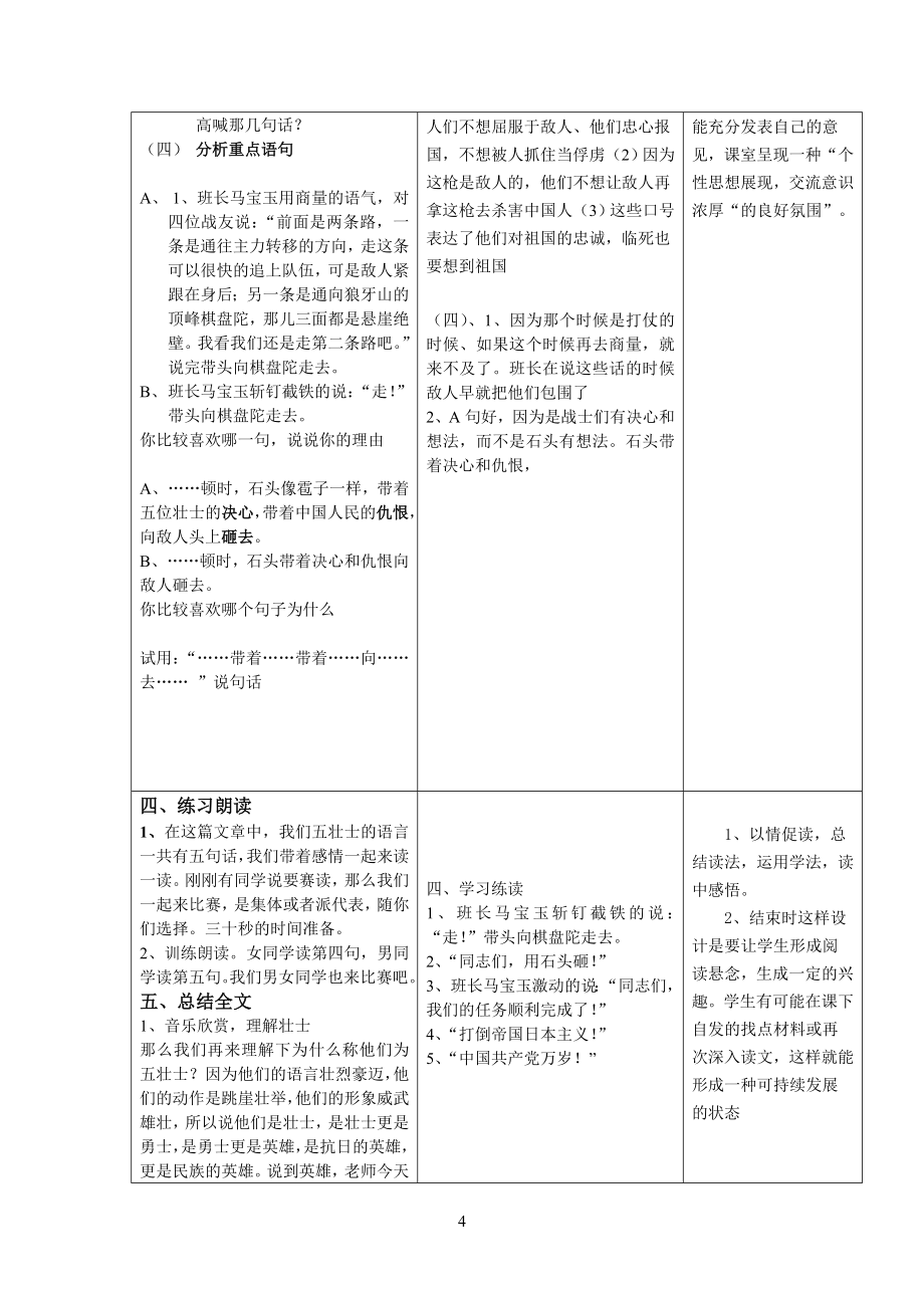 狼牙山五壮士教学设计.doc