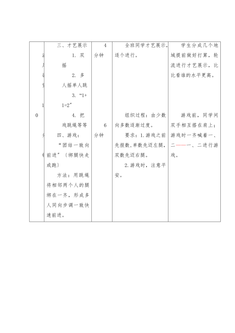 初中体育课教案跳绳.doc