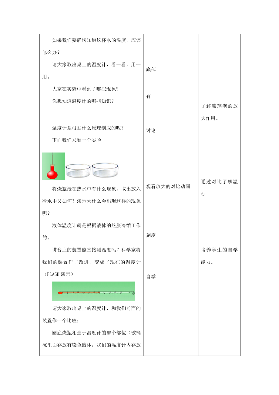 八年级物理下册教师竞赛作品《物质的三态温度的测量》教案苏科版.doc