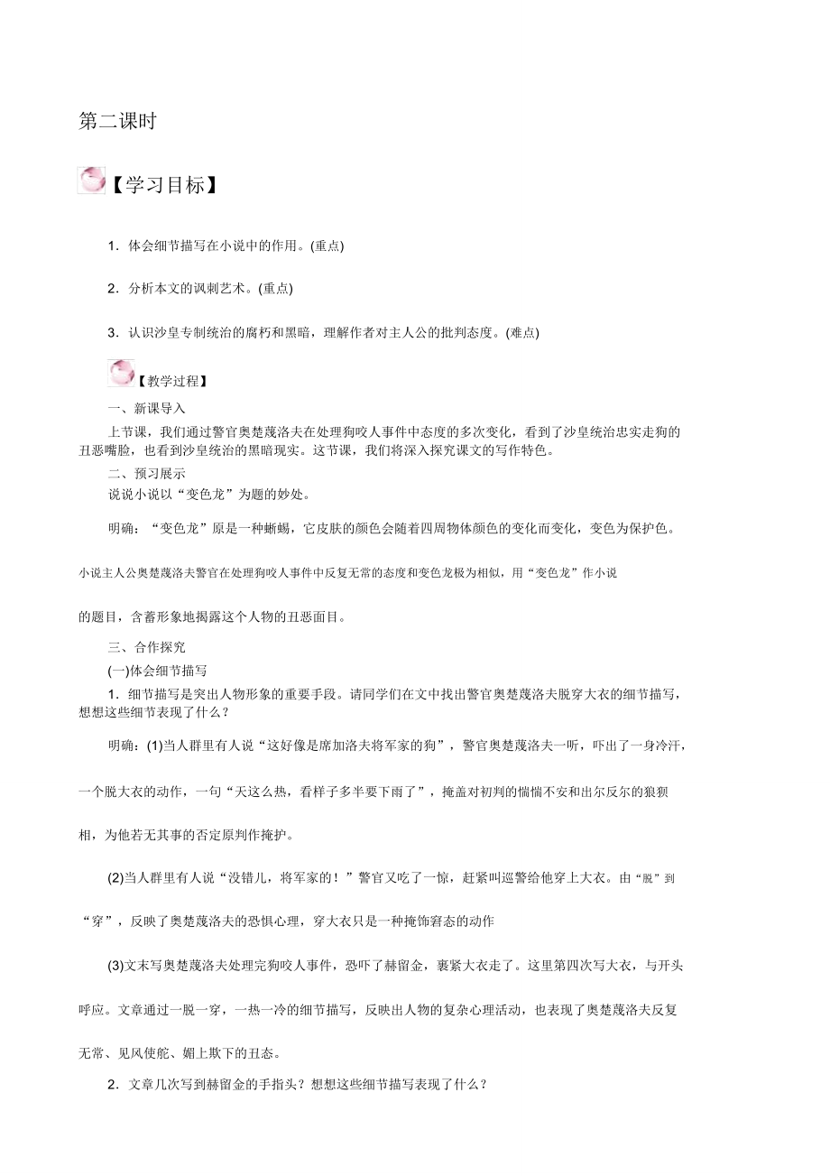 变色龙公开课教案(2).doc