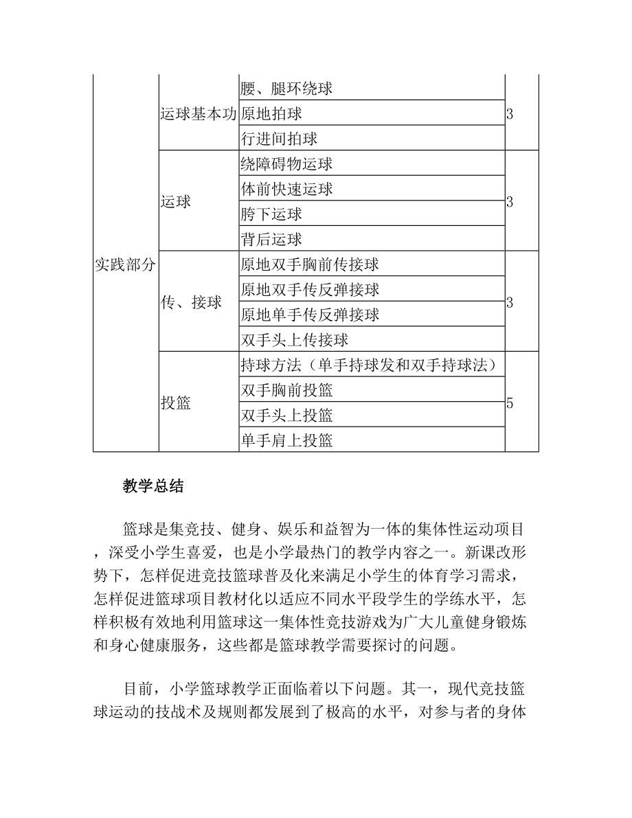 篮球教学计划(9).doc