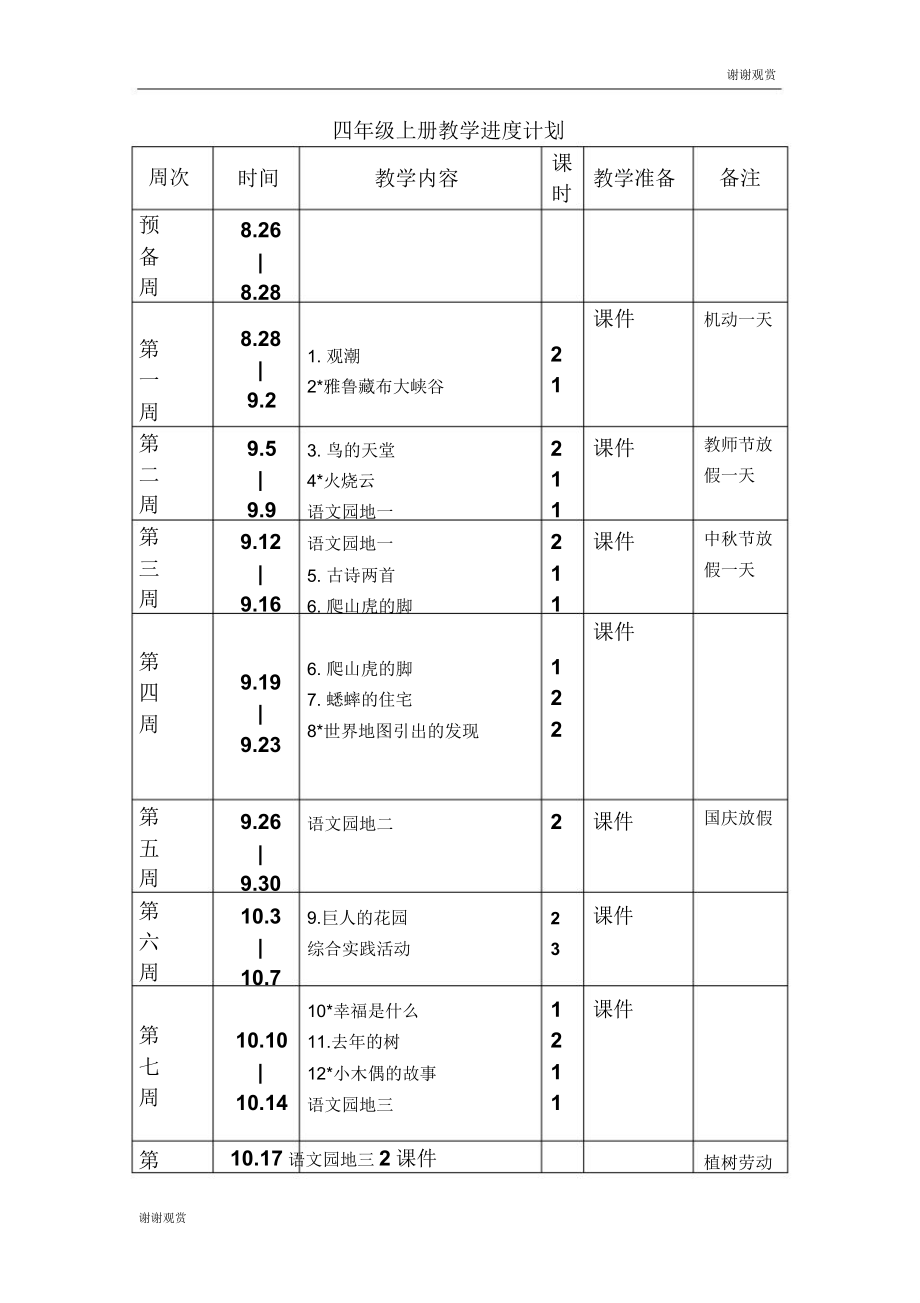 教学进度计划(2).doc