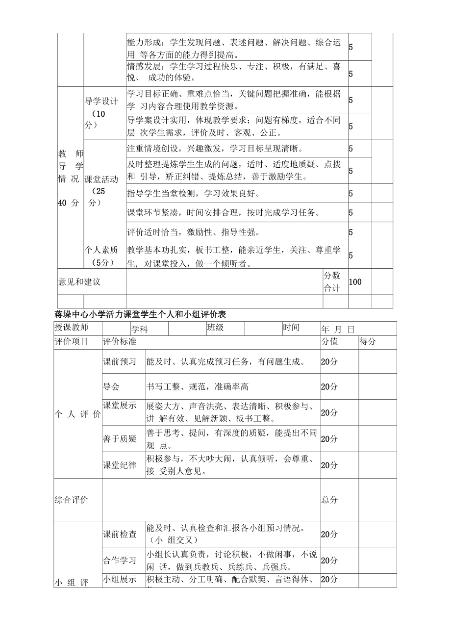 活力课堂教学模式实施方案.doc