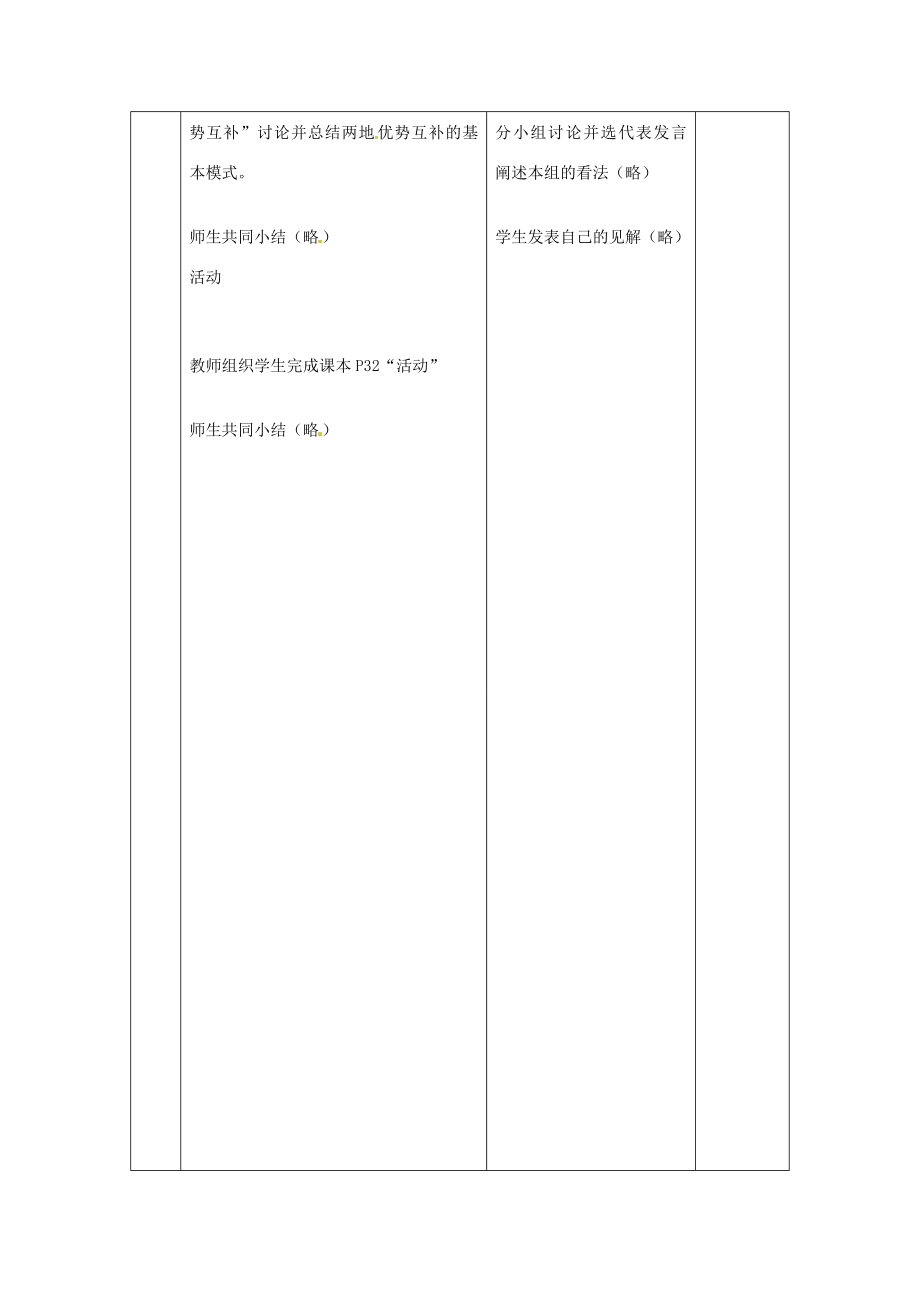 八年级地理下册第六章第二节《特别行政区—香港和澳门》教案（2）新人教版.doc