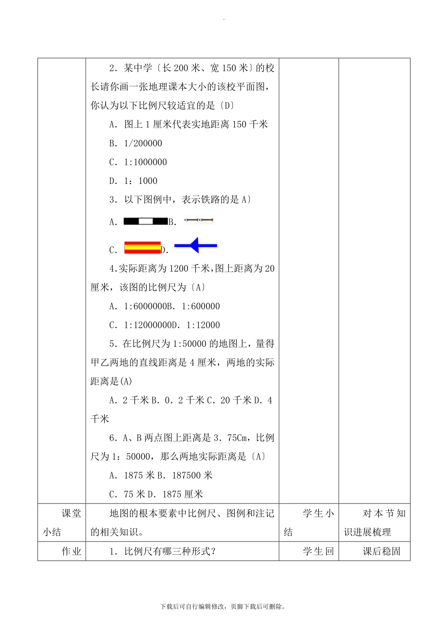 最新2.1《地图基本要素》名师教学设计（第2课时）.doc