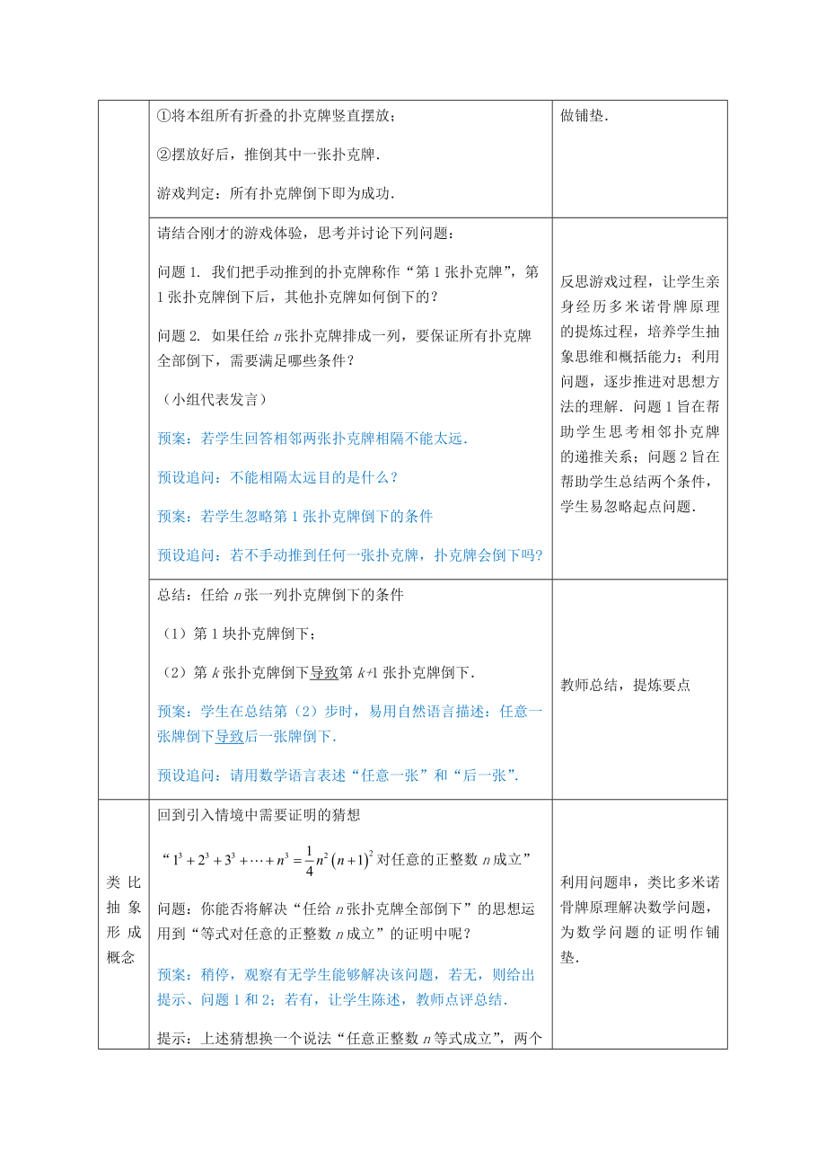 数学归纳法教学设计公开课.doc