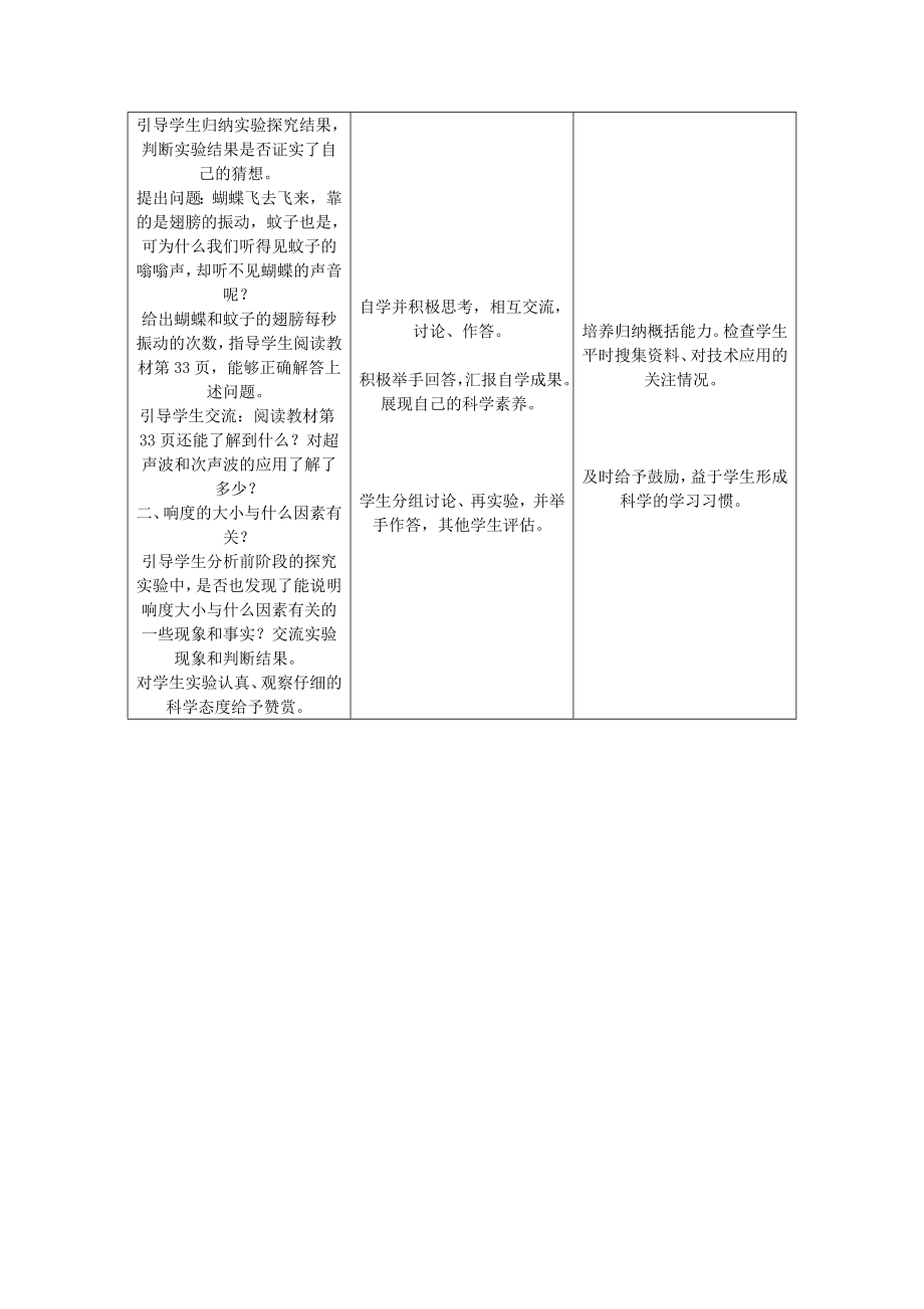 八年级物理上册2声现象教案新版新人教版.doc