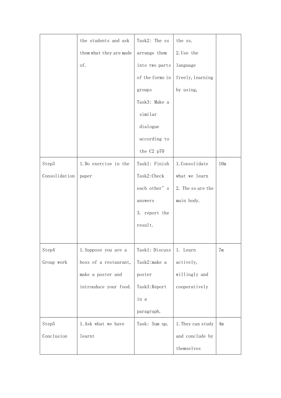 八年级英语上册Chapter5Language教案牛津沈阳版.doc