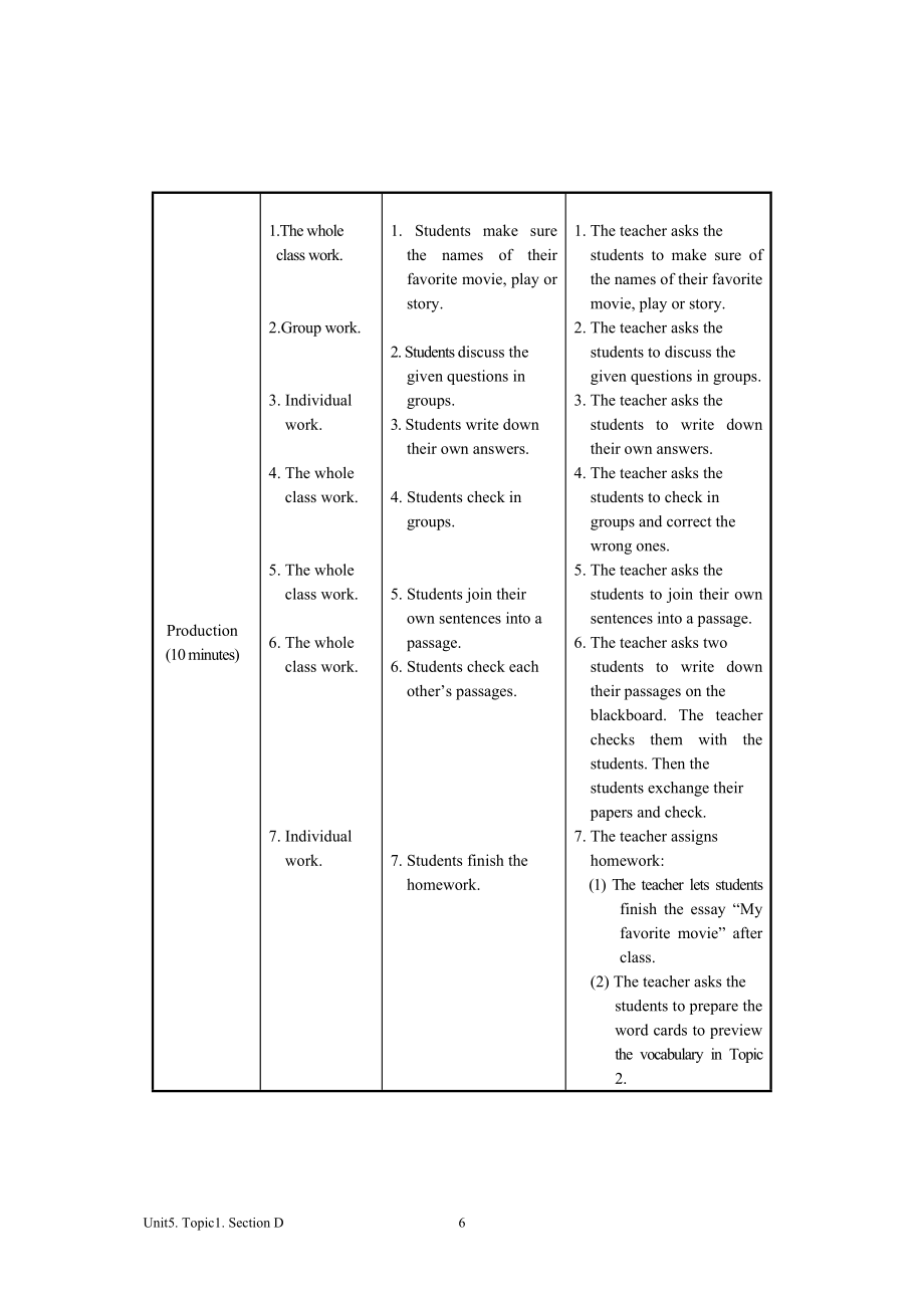 仁爱英语八下教案设计unit5topic1sectionD.doc