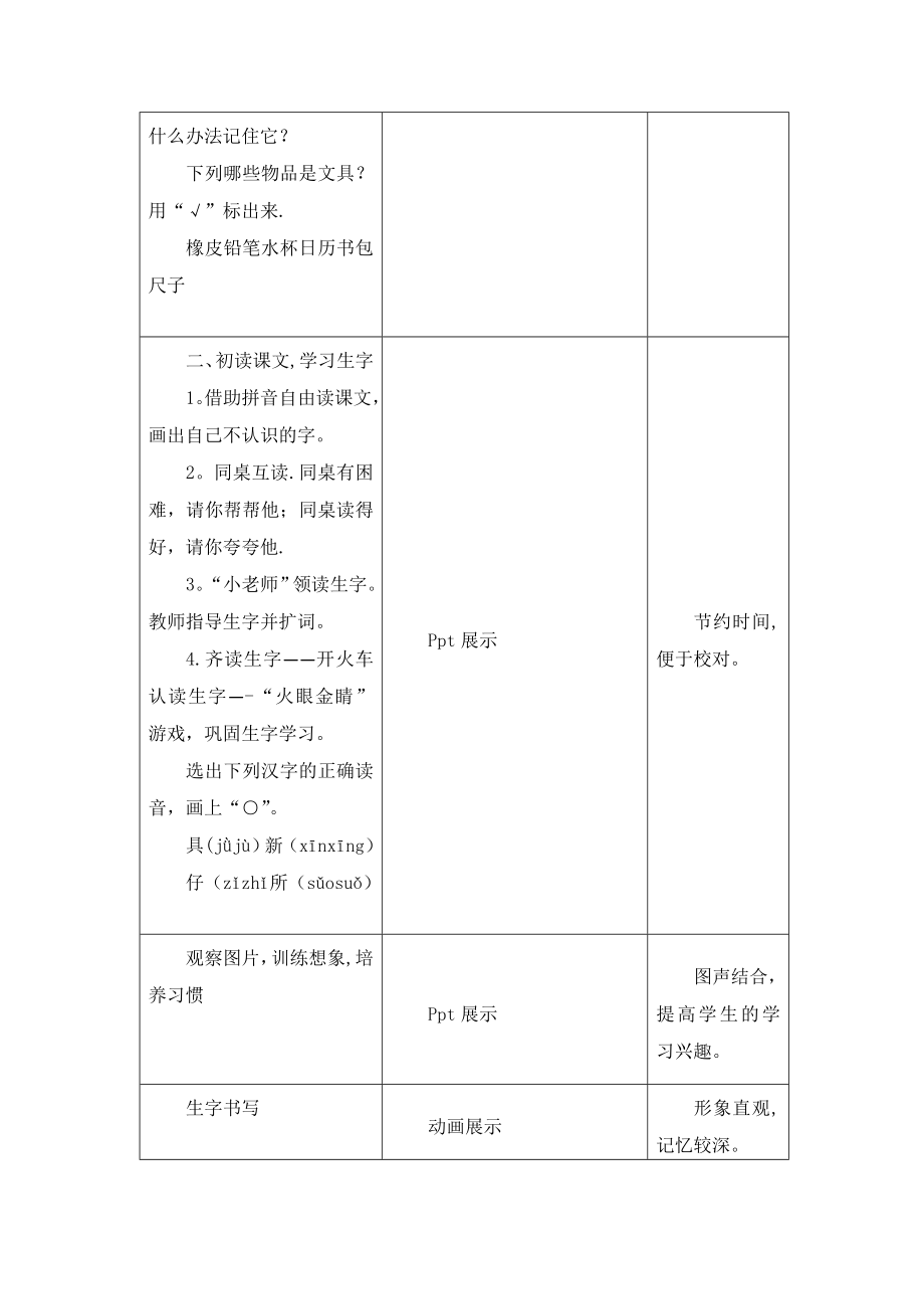 小学语文信息技术应用成果教学设计方案.doc