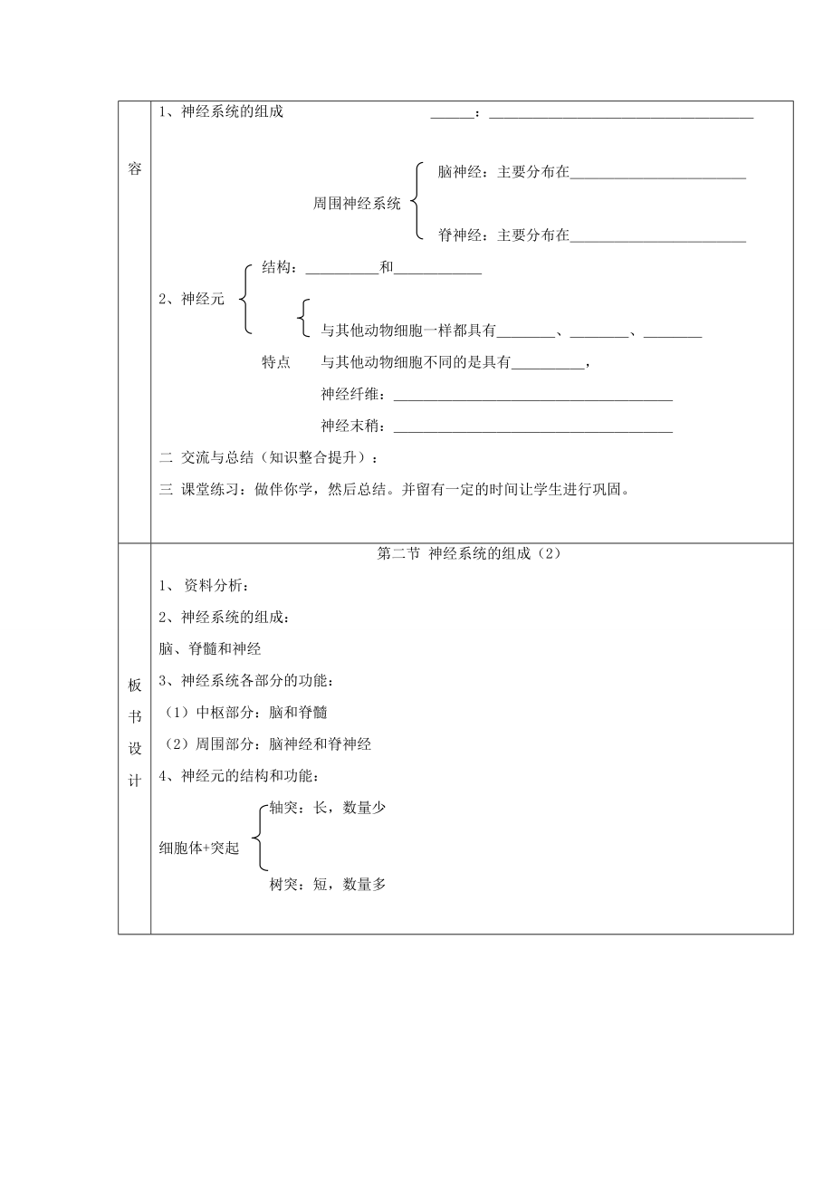 山东省烟台市黄务中学七年级生物下学期阶段性检测总结教案鲁教版五四制.doc