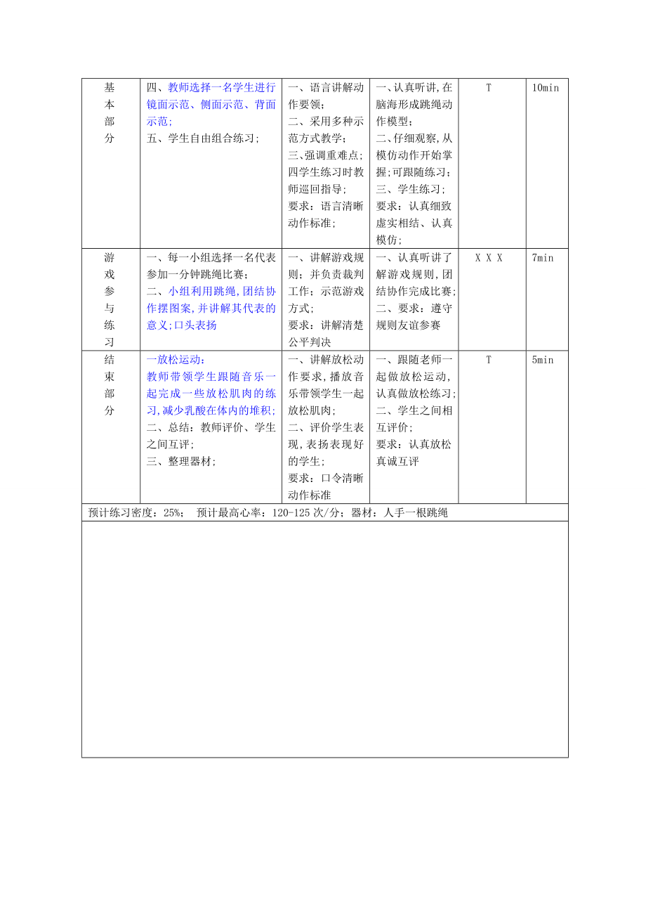 小学五年级跳绳教案.doc