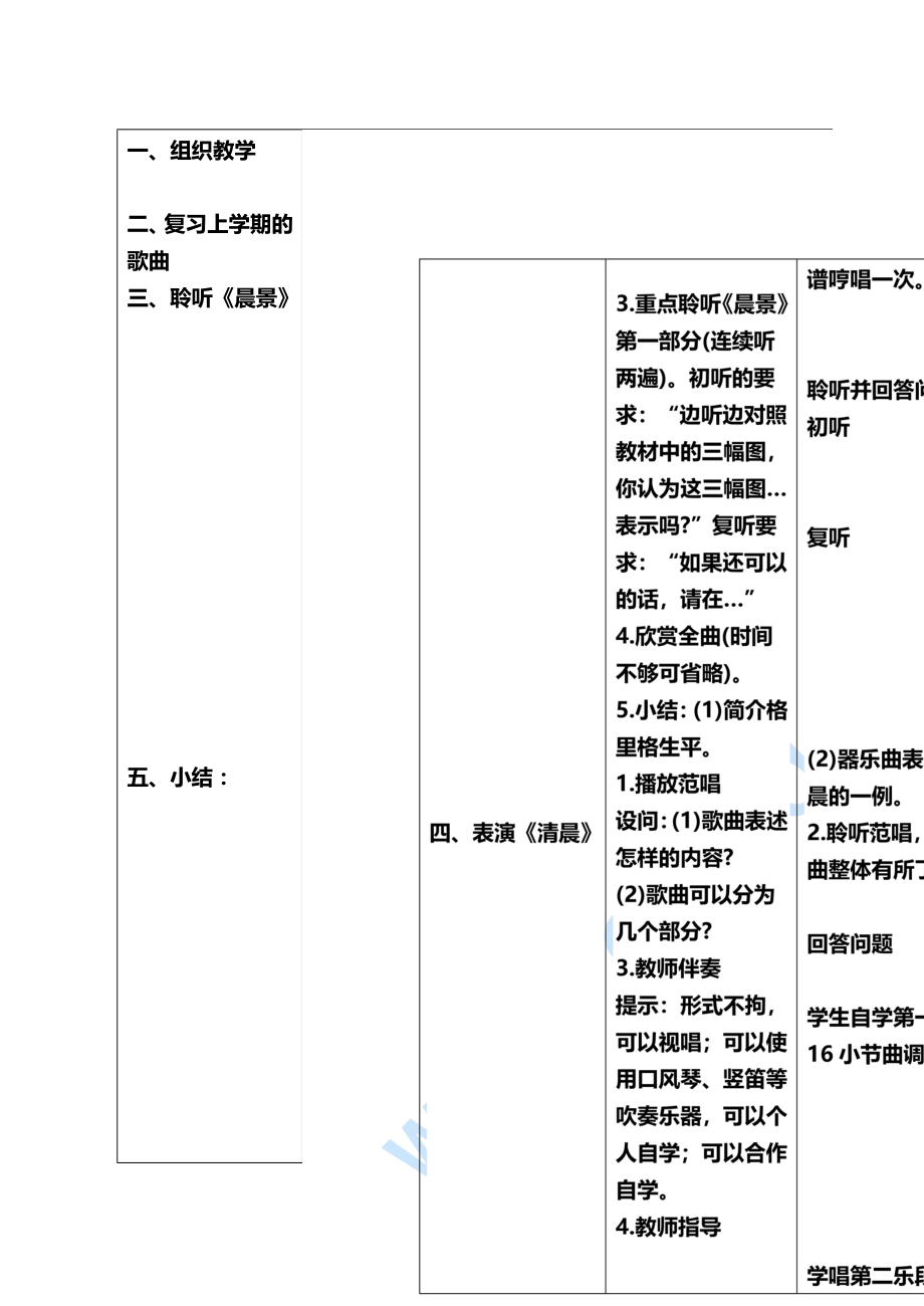 新人音版小学音乐五年级上册教案(4).doc