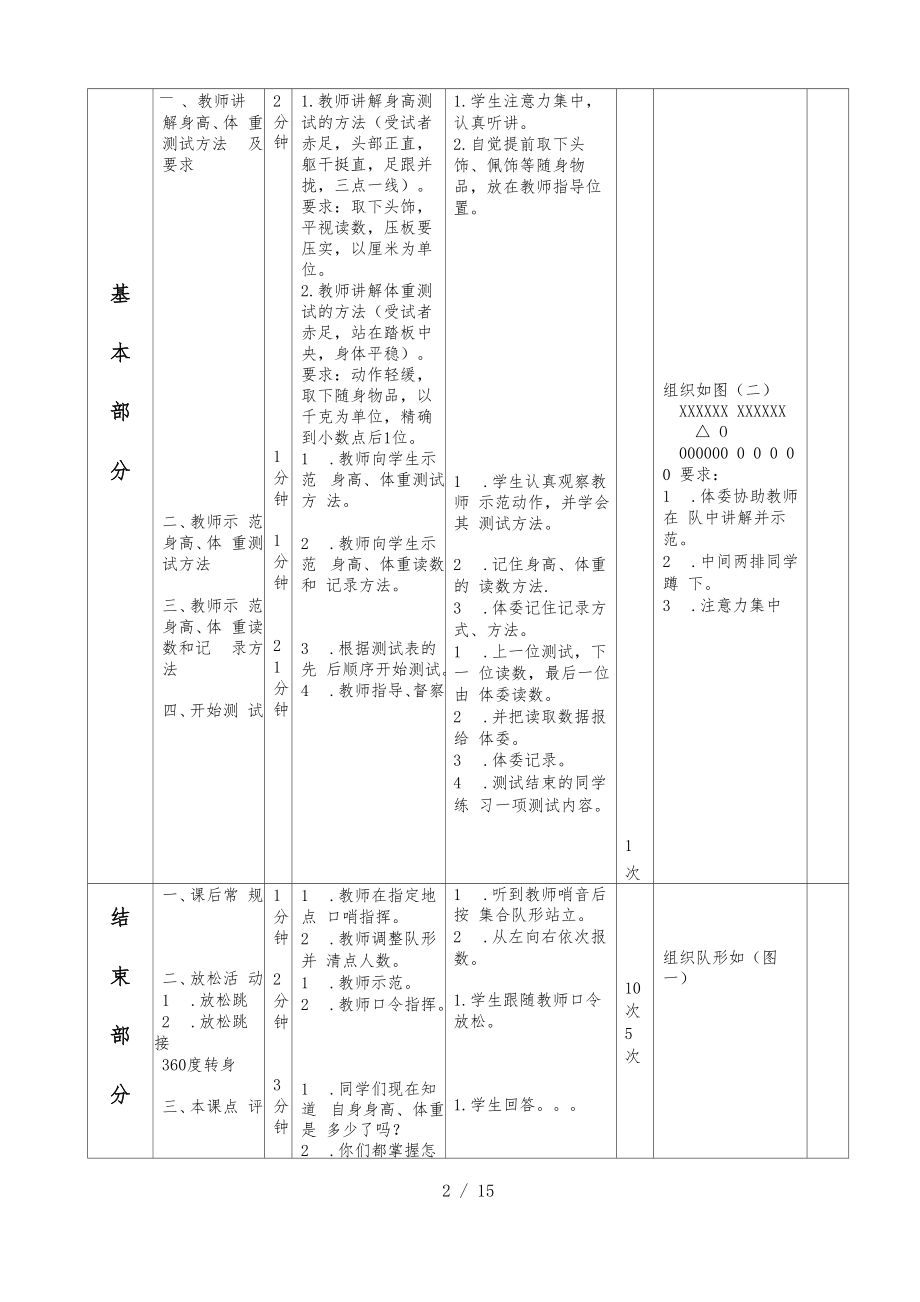 小学体质健康测试教案合集(6).doc