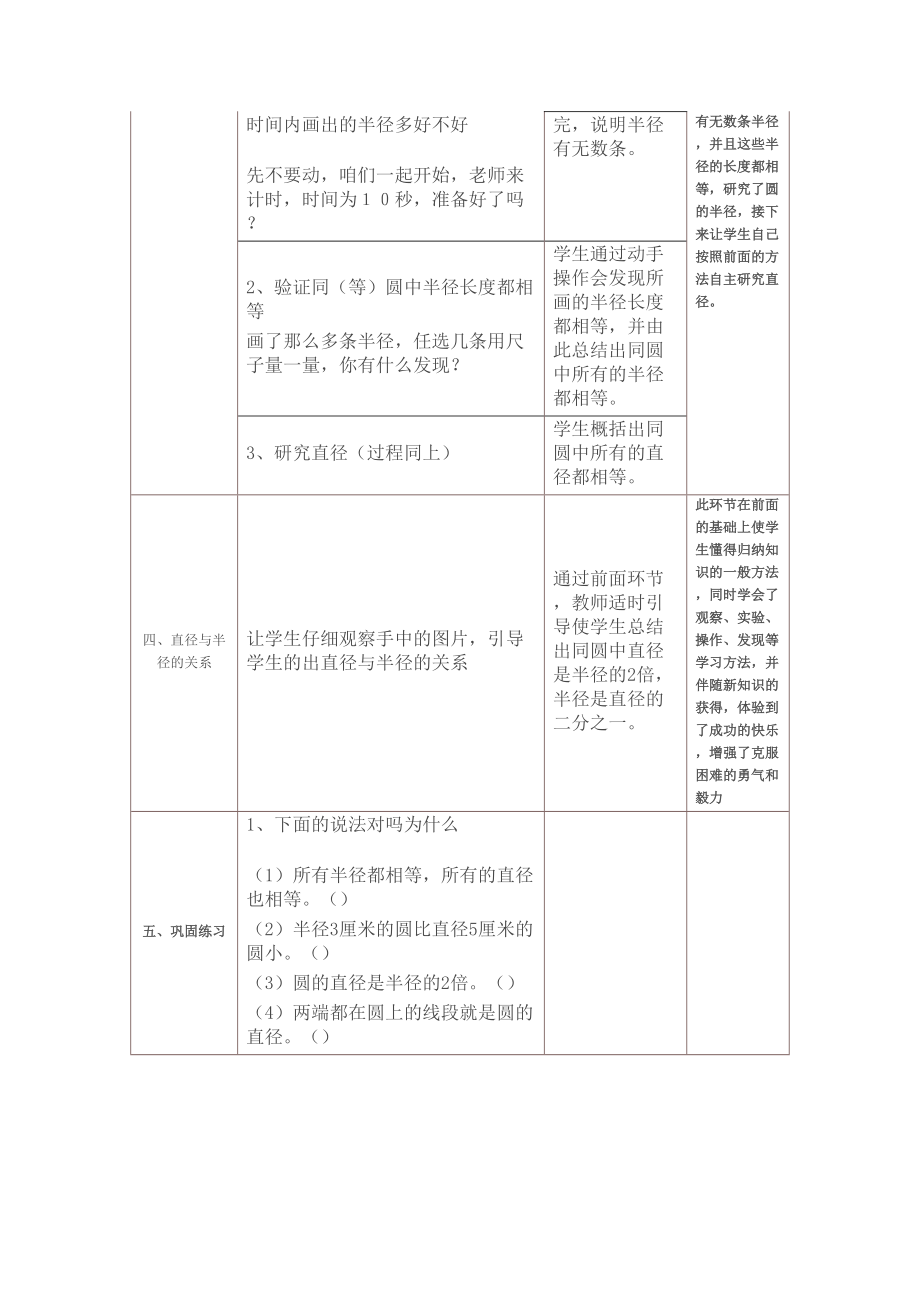 小学数学六年级教学设计与反思.doc