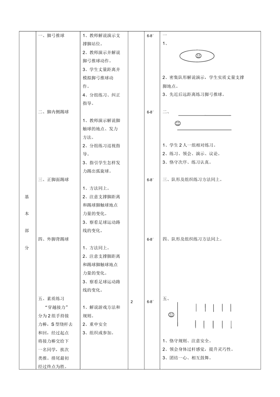 校园足球教学教案.doc