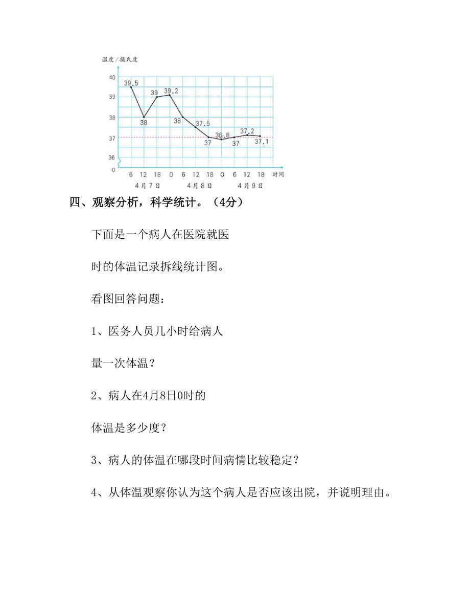 小学四年级数学补习教案.doc