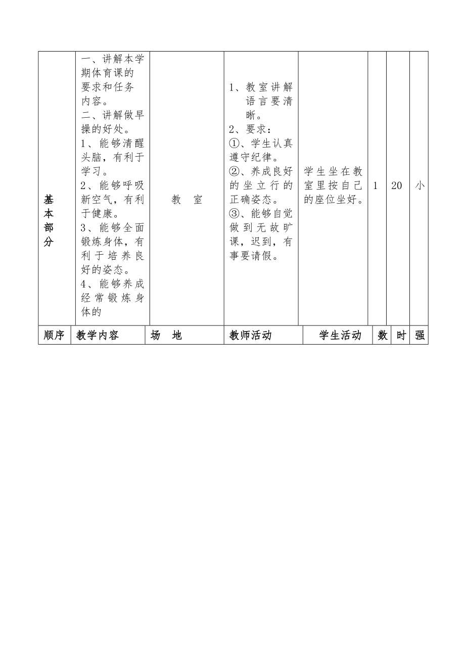 小学一二年级上册体育教案全册(2).doc