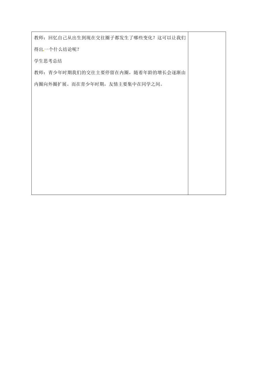 山东省郯城县八年级政治上册第二单元学会交往天地宽第3课在交往中完善自我第2框我们的朋友遍天下教案鲁教版鲁教版初中八年级上册政治教案.doc