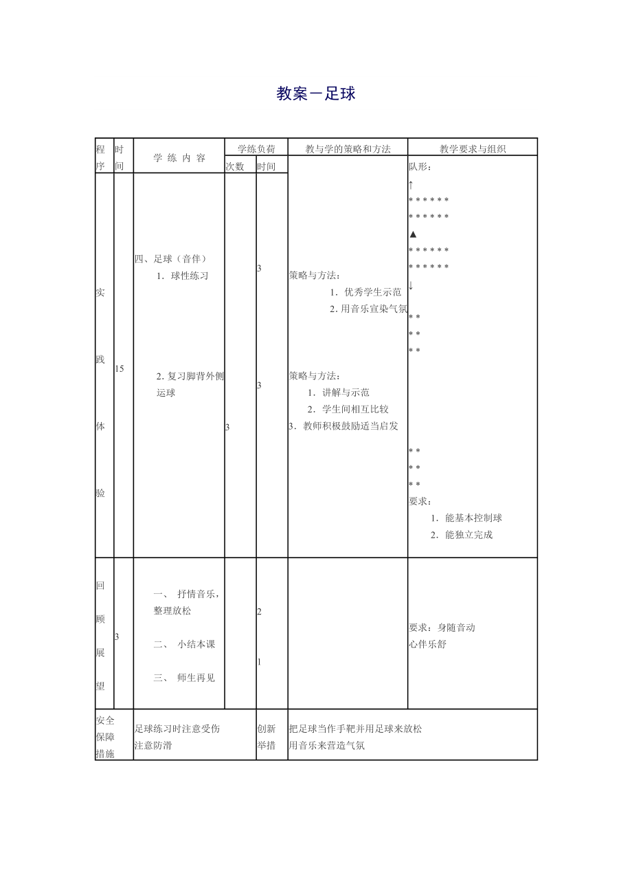 校园足球教学设计.doc