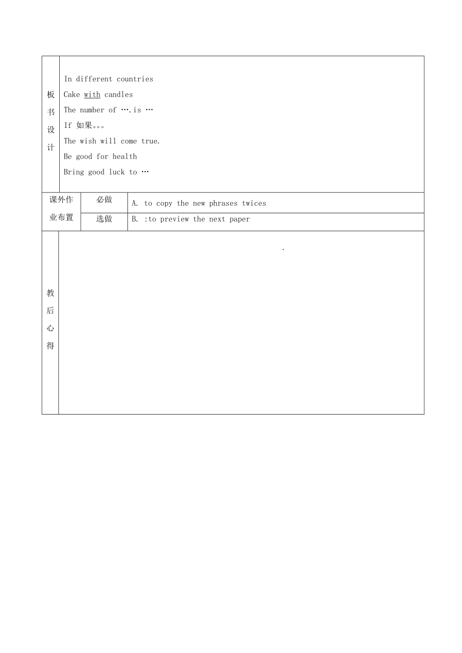 山东省烟台市黄务中学七年级英语上册Unit2I’dlikesomenoodlesSectionB（2a2d）教案（新版）鲁教版五四制.doc