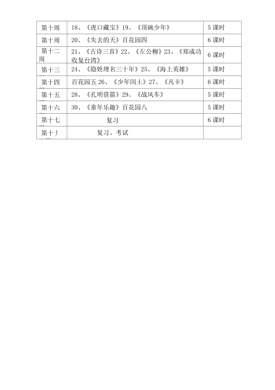 最新语文S版五年级语文下册教学计划.doc