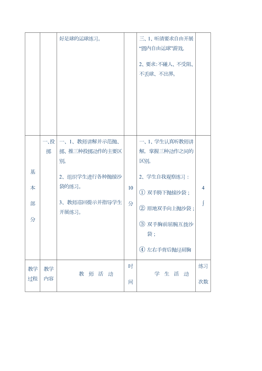 教案全集初中体育课教案全集(6).doc