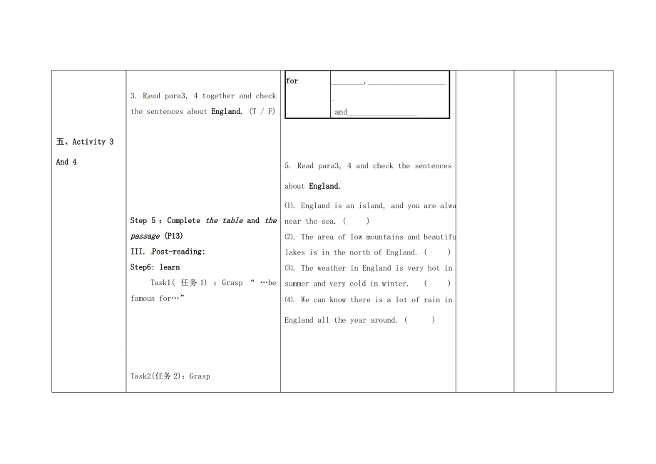 小学八年级英语上册Module2Unit2CambridgeisabeautifulcityintheeastofEngland教案（新版）外研版（新版）外研版初中八年级上册英语教案.doc