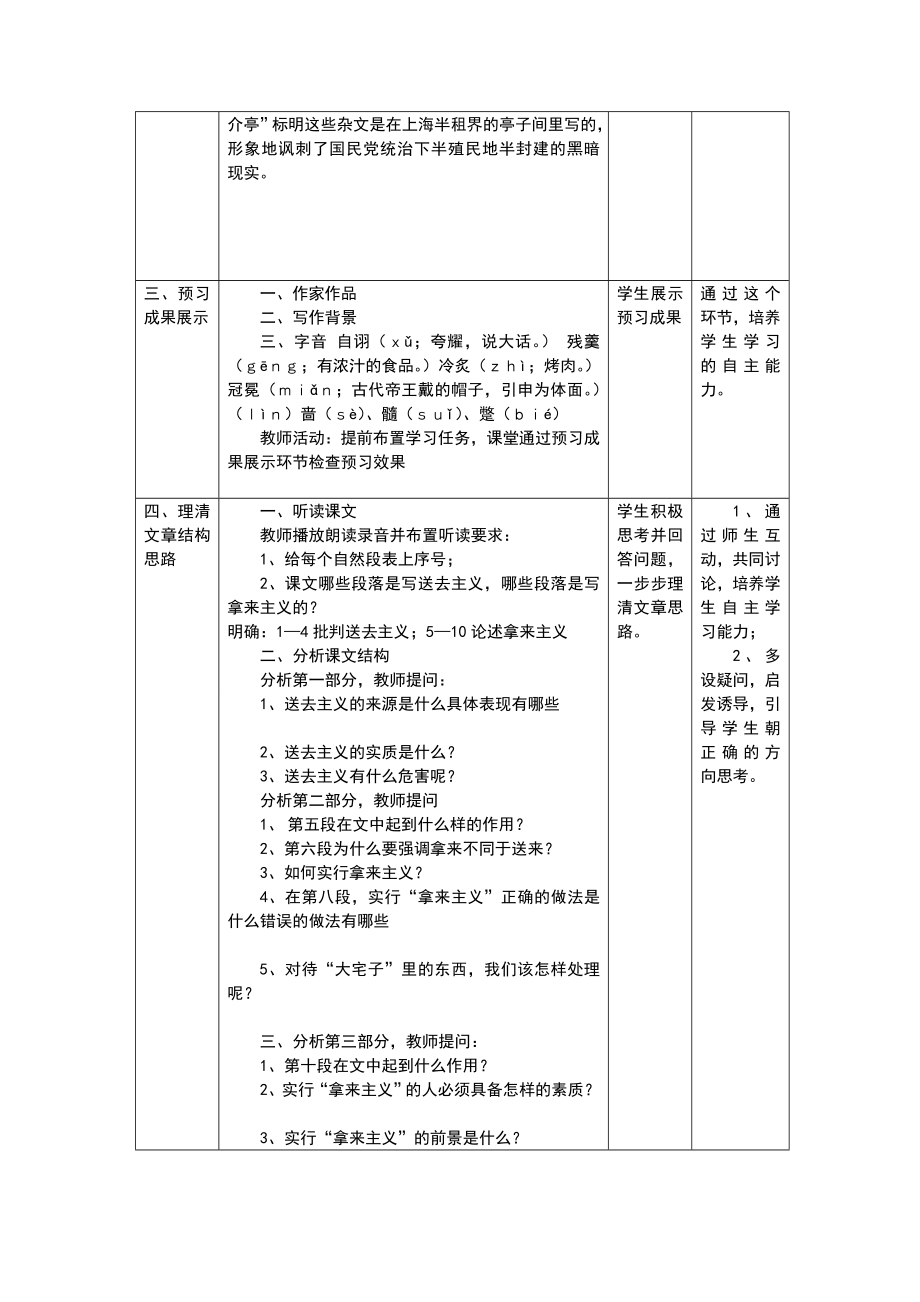 拿来主义教学设计.doc