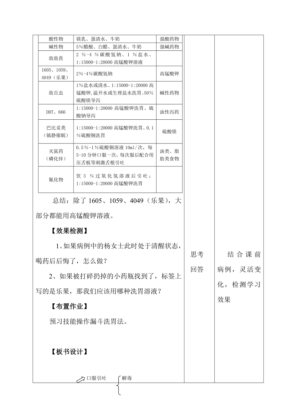 最新版洗胃法教案1.doc