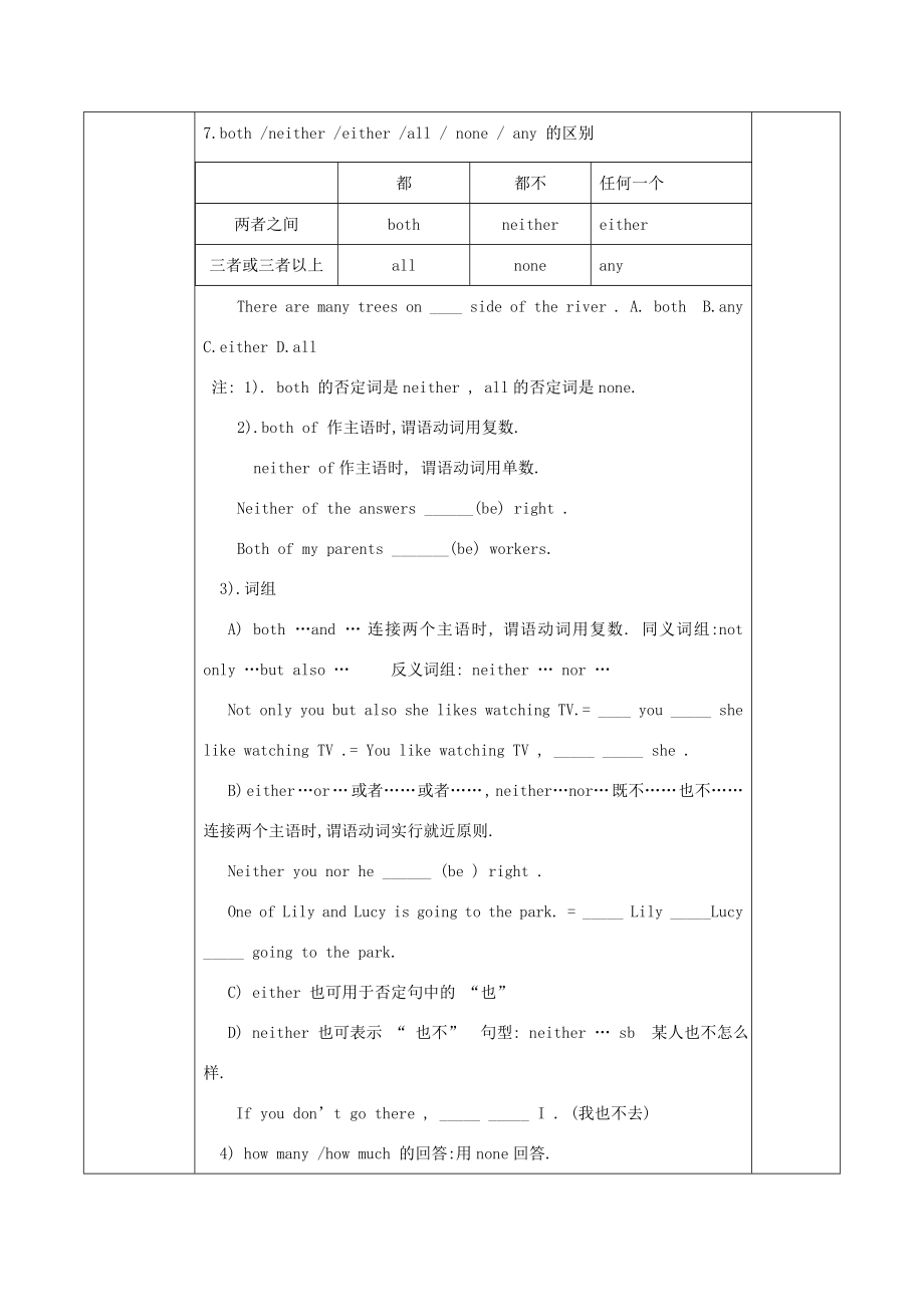 山东省高唐县实验中学九年级英语全册代词复习教案1人教新目标版.doc