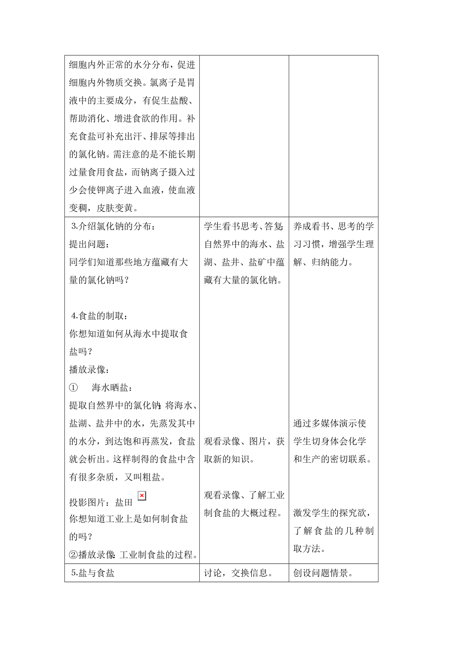 沪教版化学九年级下册7.3《几种重要的盐》第二课时参考教案2.doc