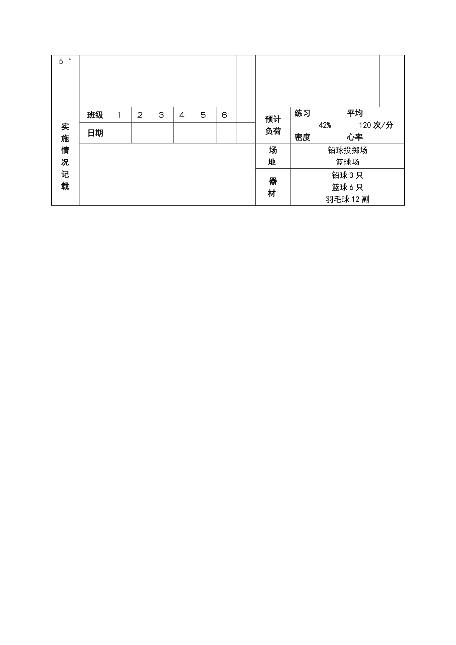 高中体育推铅球教案2.doc