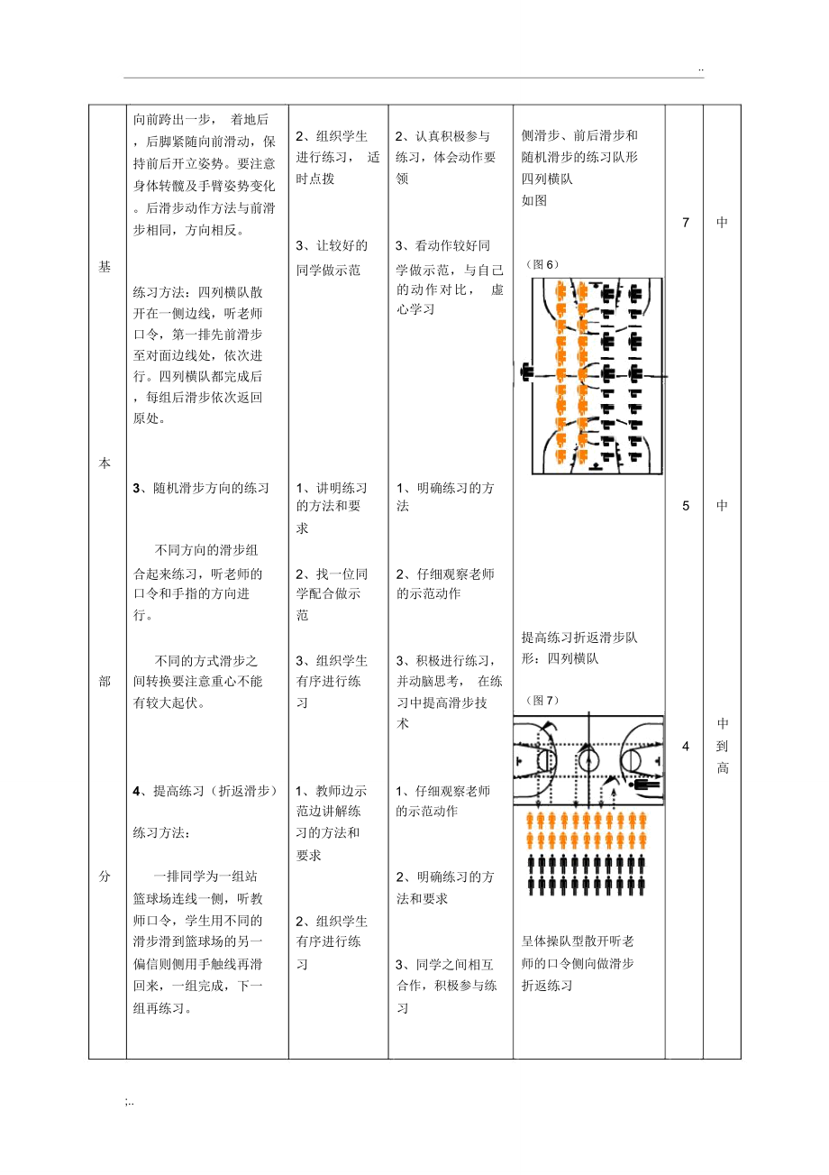 篮球滑步教案(4).doc