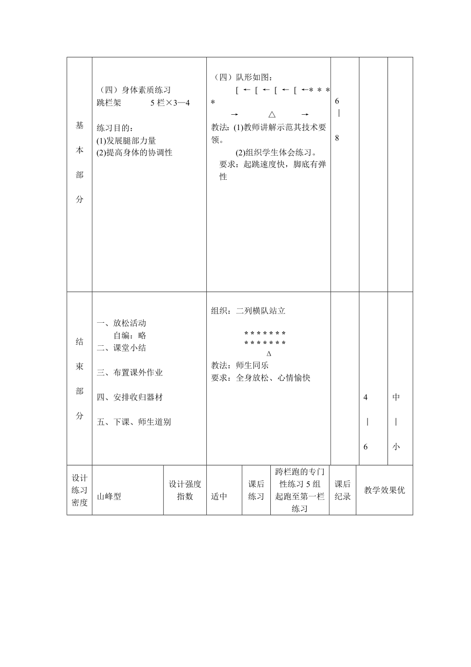 跨栏技术教学教案2.doc