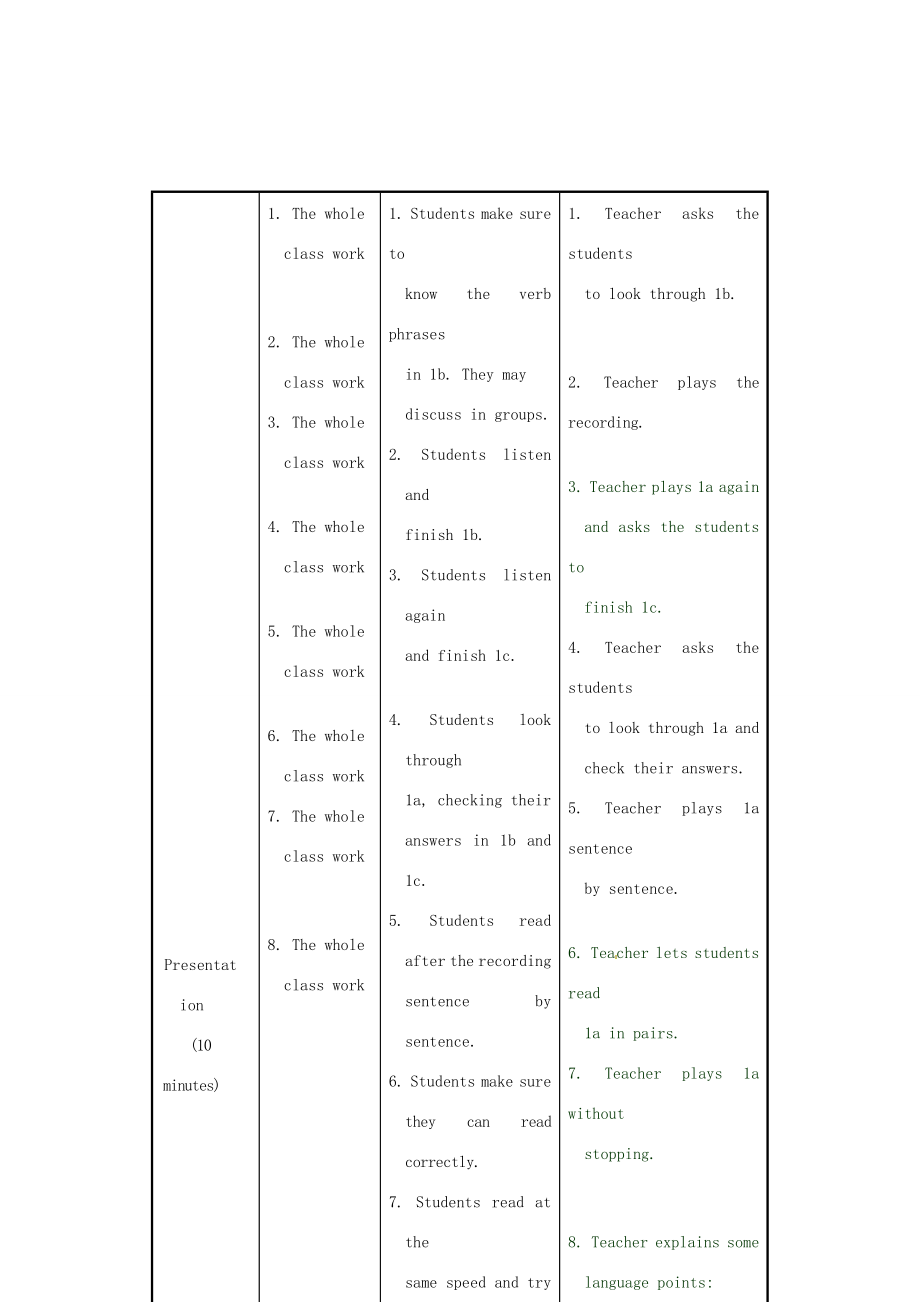 福建省长汀县第四中学八年级英语上册Unit2KeepingHealthyTopic3MustwercisetopreventthefluSectionA教案（新版）仁爱版.doc