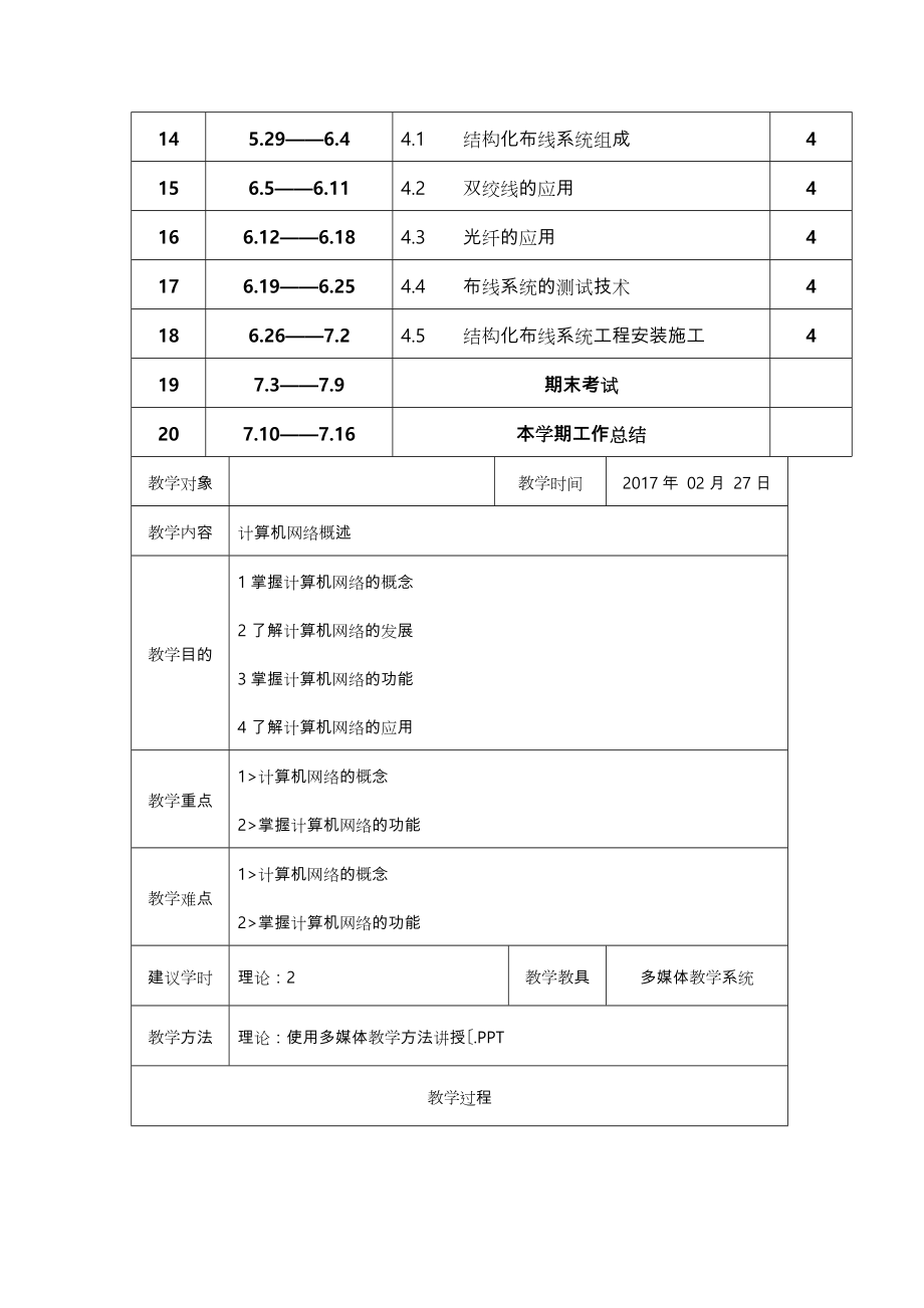 计算机网络技术教案(4).doc