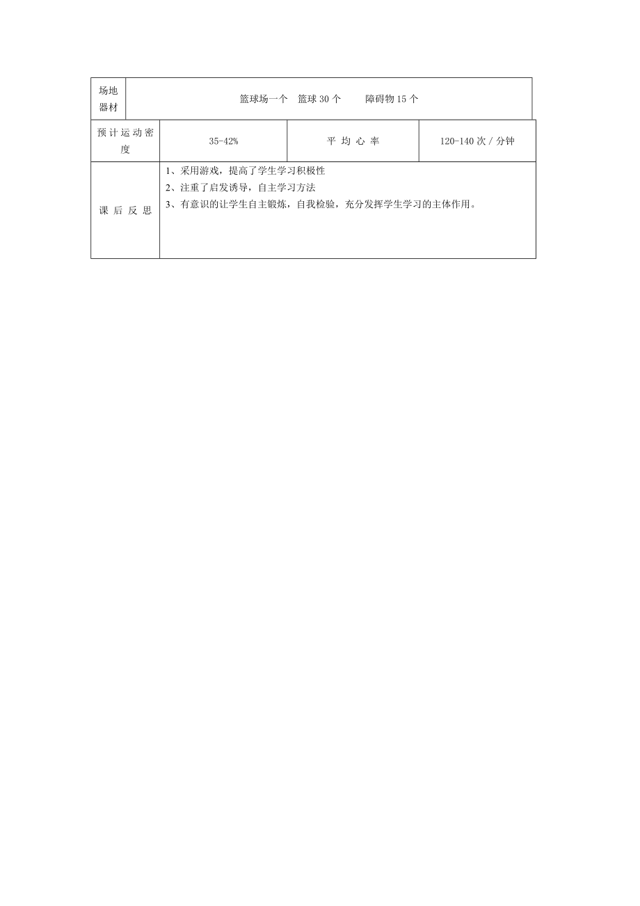 篮球体前变向运球教案(5).doc