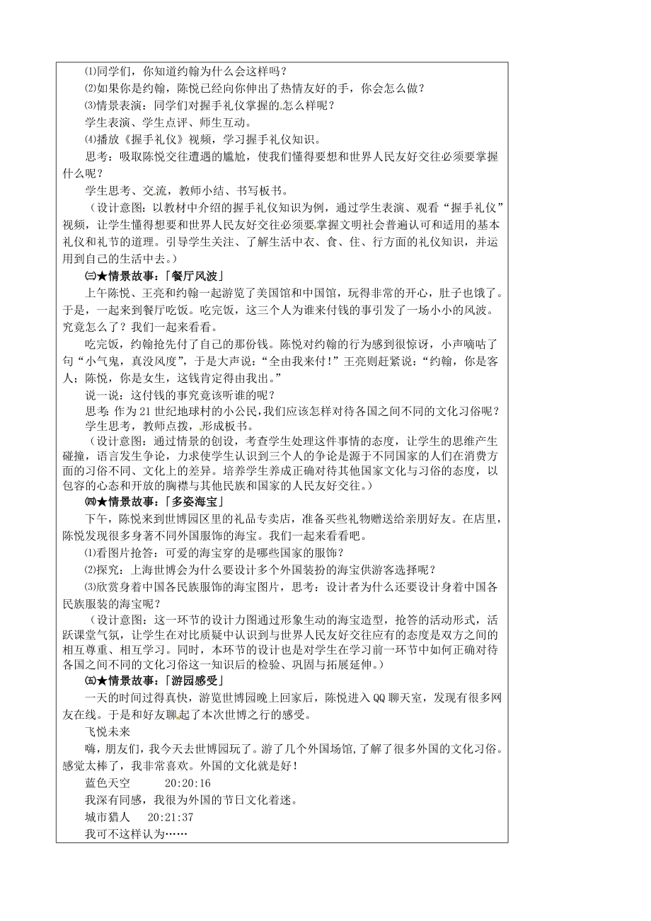 江苏省太仓市第二中学七年级政治上册《第十课第二框相互尊重促进交往》教案苏教版.doc