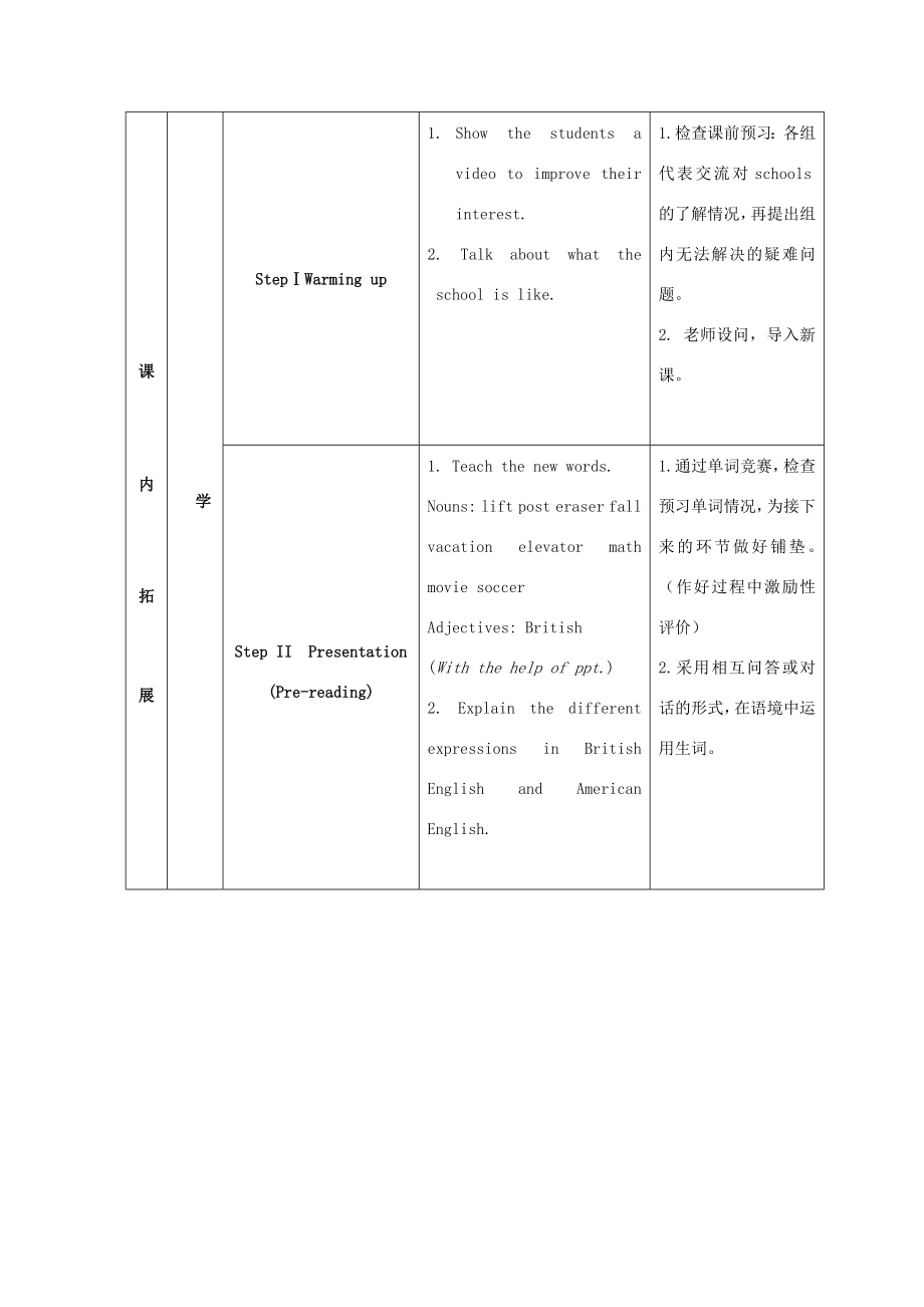 江苏省海安县大公初级中学八年级英语上册《8AUnit2Schoollife》Period1Comicstripwelcometotheunit教案牛津版.doc