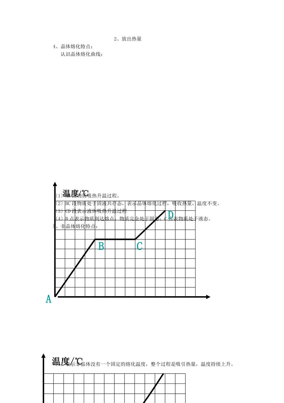 江苏省盐城市大丰区第二共同体八年级物理上册第二章第三节熔化和凝固教案（新版）苏科版.doc