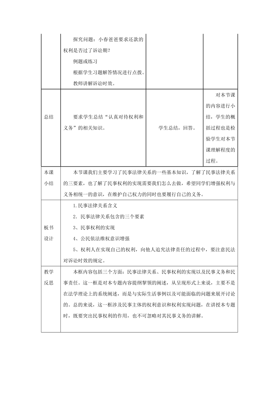 高中政治第二专题第一框题认真对待权利与义务教案新人教版选修5.doc