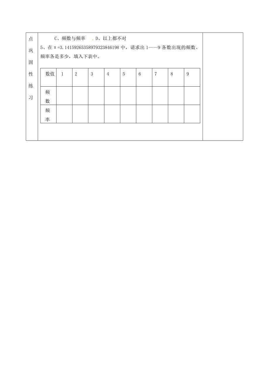 河南省洛阳市下峪镇初级中学七年级数学《数据的收集》教案1.doc